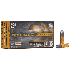 FEDERAL GOLD MEDAL TARGET 22 LR 40GR RN